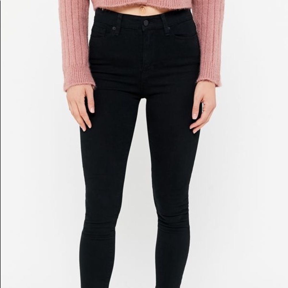 Grey high rise BDG skinny jeans